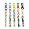 Meetee F4-1 8/10/13mm Alloy DIY Sew Kits Luggage Bags Hook Snap Lobster Swivel Trigger Dog Buckle Round Head Small Plate Buckle