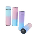 MEDO 500ml Gradient Color Smart Reminder Thermos Flask Led Digital Temperature Display Stainless Steel Cup Water Bottle