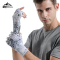 GOLOVEJOY XG55 New Arrival Hot Professional Ice Silk Breathable UV Protective Fingerless Men Cycling Fishing Outdoor Gloves
