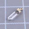 Wholesale Natural Clear Quartz Crystal Pendant Raw Gem with Healing Point Reiki Charm for Children's Gift