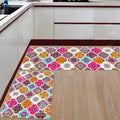 Custom Kitchen Rug Mats Made of 100% Polyester 2 Pieces Soft Kitchen Mat Specialized in Anti Slippery and Machine Washable