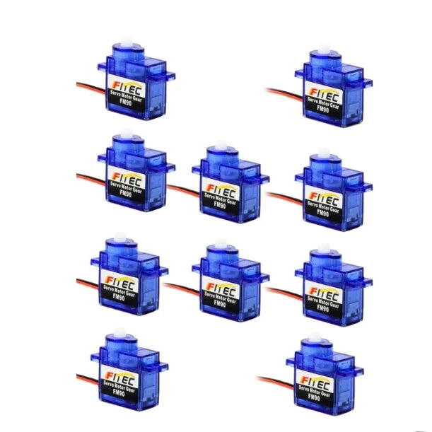 Factory Sale 9g Micro DC Servo Motor Gear Box Hot Selling Car Robot Use Made PE 360 Continuous Rotation MicroBit Raspberry