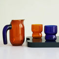 High Borosilicate Glass Tea Pot Color Drink Fair Cup Household Heat Resistant Glass Milk Pot Kettle Colored Glass Water Cup