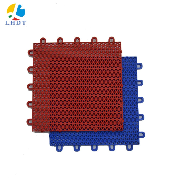 Linghan Sport Basketball Court Dance Flooring Mini Tennis Mat Outdoor Hockey Tiles Sport pp Floor Tile