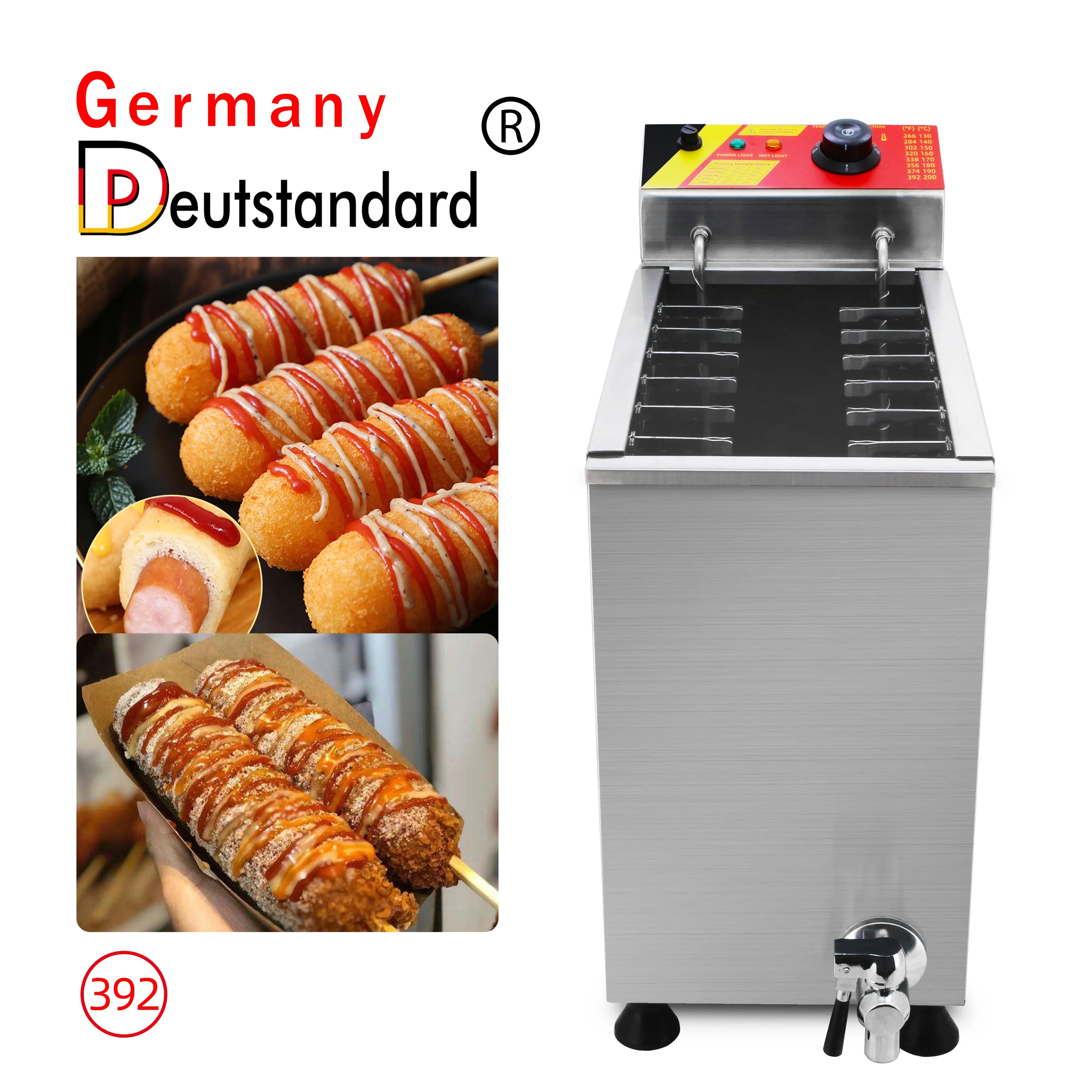 Snack Machine Commercial Electric Cheese Hot Dog Fryer