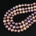 Wholesale Natural Pink Purple 11-13mm Edison Freshwater Pearl Strands