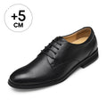 Unique Design mens shoes  Working Comfortable Office Men Genuine Leather Dress Shoes Height Increasing 5cm Shoes
