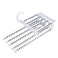 Wholesale 5 In1 Magic Pants Hanger for Clothes Trousers Rack Closet Organizer