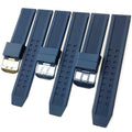 Maxtank JD739 Lumei No Logo 23mm Rubber Silicone Watch Band Strap