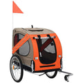 Foldable Pet Bike Trailer Sustainable Frame for Small & Medium Sized Dogs Dog Bicycle Carrier with Comfortable Ride Features