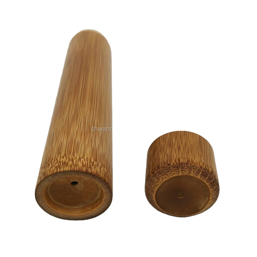 Wanuocraft Customized Logo Bamboo Cotton Bud Tube Cosmetic Container 5ML Wholesales