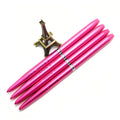 Superior Quality Durable Pure Kolinsky Acrylic Nail Brush Rose Red Metal Handle Crimped Head 3D Brush Professional Nail Beauty
