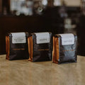 AT PACK 12oz Eco Friendly Matte Black Coffee Bags Valve 250g 500g 1kg Small Flat Bottom Gusset Bean Ground Coffee Pouch