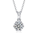 925 Sterling Silver Diamond Necklace Fine Moissanite Diamond Necklace for Women