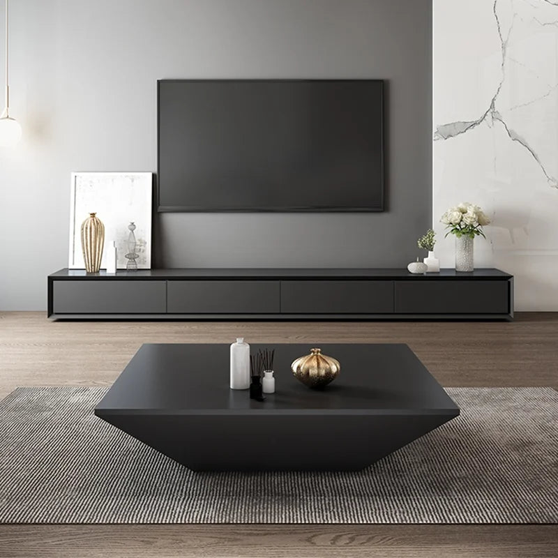 Modern Square Coffee Table Simple Creative Stylish TV Cabinet Combination for Living Room Home Furniture