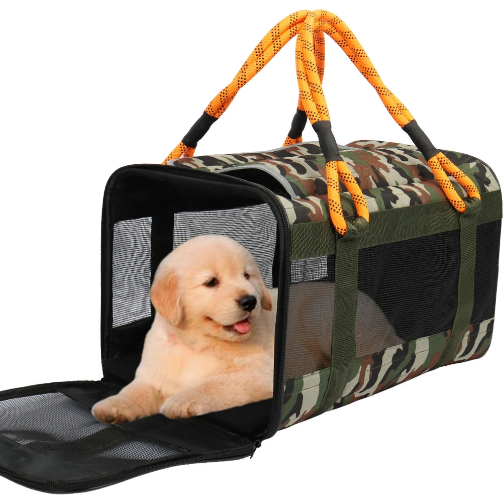JW PET Hot Selling Machine Wash Soft Portable Pet Bag Foldable Dogs Puppy Comfort Portable Pet Bag
