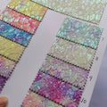 Glitter PU Faux Leather Fabric for Craft Hairbow Bag Furniture-Eco-Friendly Waterproof Blooming Color