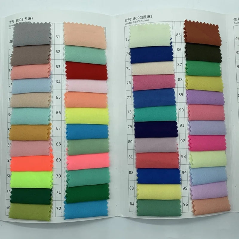 100% Polyester Crepe Chiffon Fabric for Women's Garments