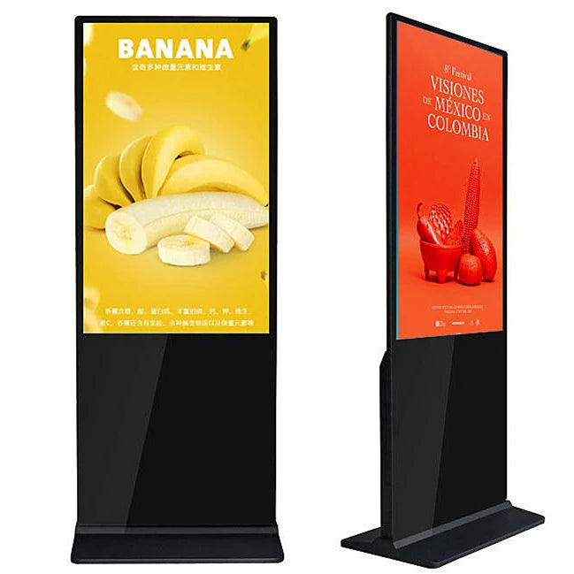 65 Inch Vertical Touch Commercial Digital Kiosk Totem Android Multimedia Advertising Player Stands Display Lcd Digital Signage