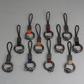 Custom LOGO PU Leather Keychain Car Pendant Charm Keyring