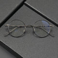 U-152 Round Titanium Glasses Wholesale Hot Sale New Arrival Fashion Luxury Glasses Men Eyeglasses Optical Frame