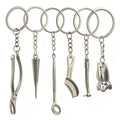 Dentist Souvenirs Hospital Doctor Dental Gifts Pliers Key Chain Awl Teeth Key Ring Pendant Promotional Tooth Keychain