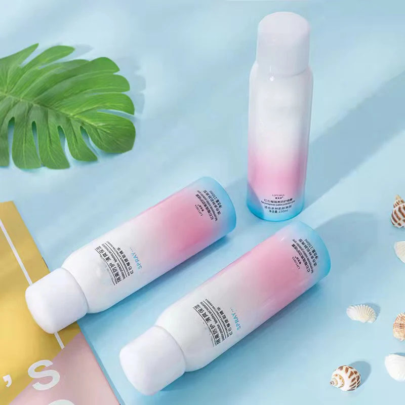 Wholesale 120ml 150ml 180ml 200ml Continuous Spray Bottle Mist Sunscreen Spray Bottle