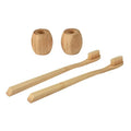 Tingsheng 100% Natural Disposable Bamboo Toothbrush for Business or Travel Use