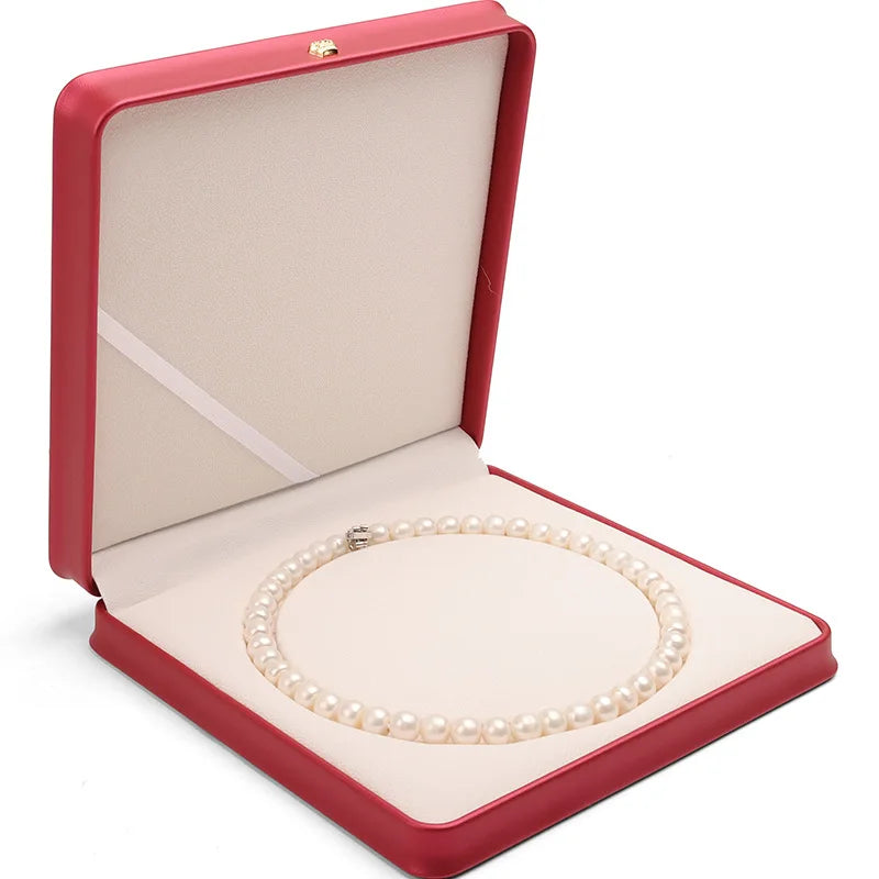 Ready to Ship Pearl Necklace Jewelry Boxes Elegant Display Case for Premium Jewelry Pieces