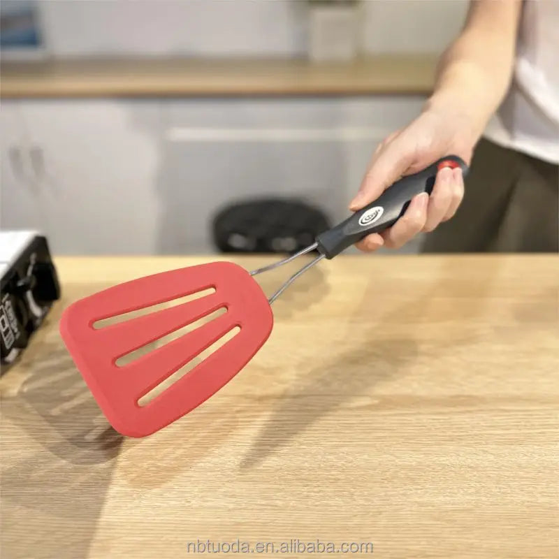 Kitchen Home Items Stainless Steel Flexible Nylon Big Baking Cooking Egg Pancake Griddle Spatula Turner