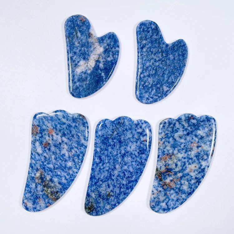 Huiying Blue Spot Gua Sha Crystal Heart Gua Sha Stone Claw Scraping Board