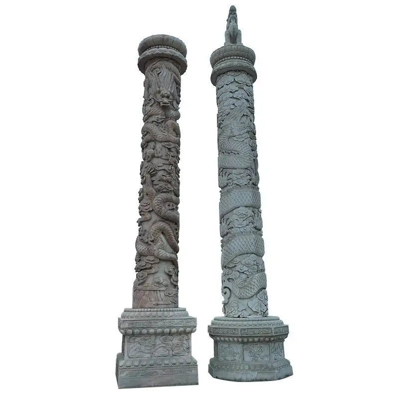 Modern House Decorative Columns Natural Stone (Marble and Granite) with Hollow Feature for Roman Pillar and Column Design