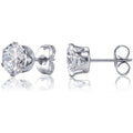 2020 Women's Sterling Silver 3161 Stainless Steel Cubic Zircon Earrings Studs for Wedding