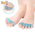 Straightener Hallux Valgus Bunion Corrector Protector Silicone Gel Five Hole Toe Separator