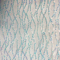 Luxury 3D Polyester Lace Embroidery Fabric with Shining Sequins Various Patterns for Weddings