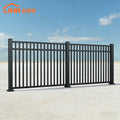 Prevent Corrosion Non Climb Alu Fence Boundary Fencing Ventilated Black Aluminum Fence