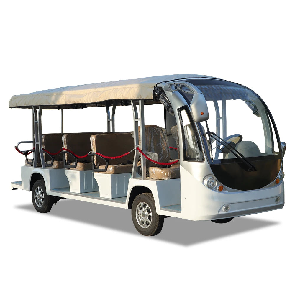 Classic 5-6 Seats Electric Golf Car with Metal Construction Lead-acid or Lithium Battery for Hotels or Clubs