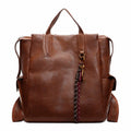 SG0613 Large Capacity Casual Women's Vintage Leather Backpacks for Laptop Pu Tote Bags for Women with Handles Custom logo