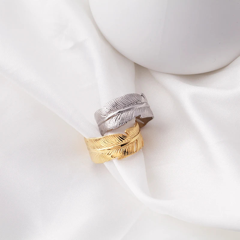 Wholesale 2021 Luxury Stainless Steel 18k Gold Plated Cluster Rings Adjustable Ring for Women Women Jewelry