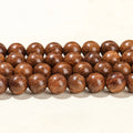 Polished DIY Round Dyed Wood Jewelry Beads Different Materials for Choice Size6/8/10mm 1756713