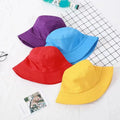 Custom Logo Silk Screen Printed 100% Cotton Adult Unisex Fashion Bucket Cap with Front Panel Design