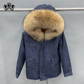 Warm Thermal Insulated Jacket Waterproof Windproof Cold Weather Coats Wholesale Bulk Winter Fur Parka with Hood for Women