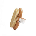 2pcs 100% Natural Sisal Bristle Bath Brush Long Oval Bamboo Beech Wood Body Brush Loofah Material Dry Skin Exfoliating Includes