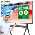 Amdox 75 Inch Android & Windows System Interactive Smart Board Digital Teaching Whiteboard Flat Panel