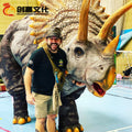 Newest Light Triceratops Costume in Two Persons Wearing for Special Holiday