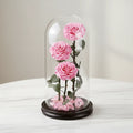 Every Love Vale Forever Preserved Roses in Glass Dome with Base for Wedding Gift Wholesale