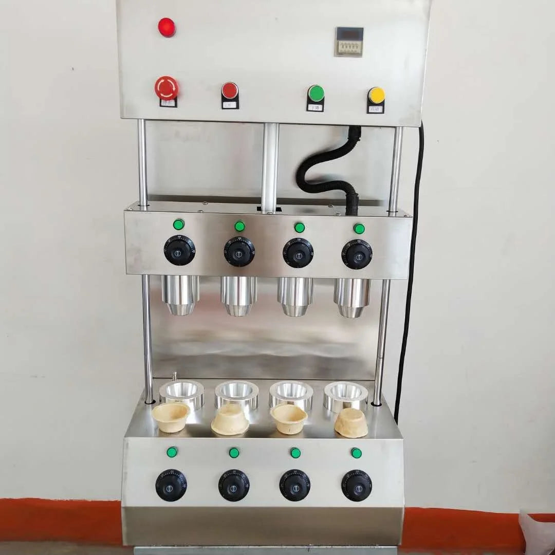 Dairy Sweet Pizza Cone Maker Ice Cream Cone Making Machine  Waffle Cup Maker Snow Cone Machine