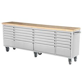 Zhixin 72 Inch Wood Table US General Tool Box With Casters Toolbox Storage Trolley with Drawer