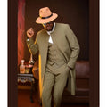 Tailored Men Suits 3 Pieces Long Blazer Vest Pants Jacket Tuxedo Business Formal Wedding Formal Work Party Suits Causal Wear