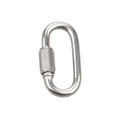 Rigging Hardware SS316 5/16" Carabiner Chain Connectors Oval Quick Link with a Screw Gate